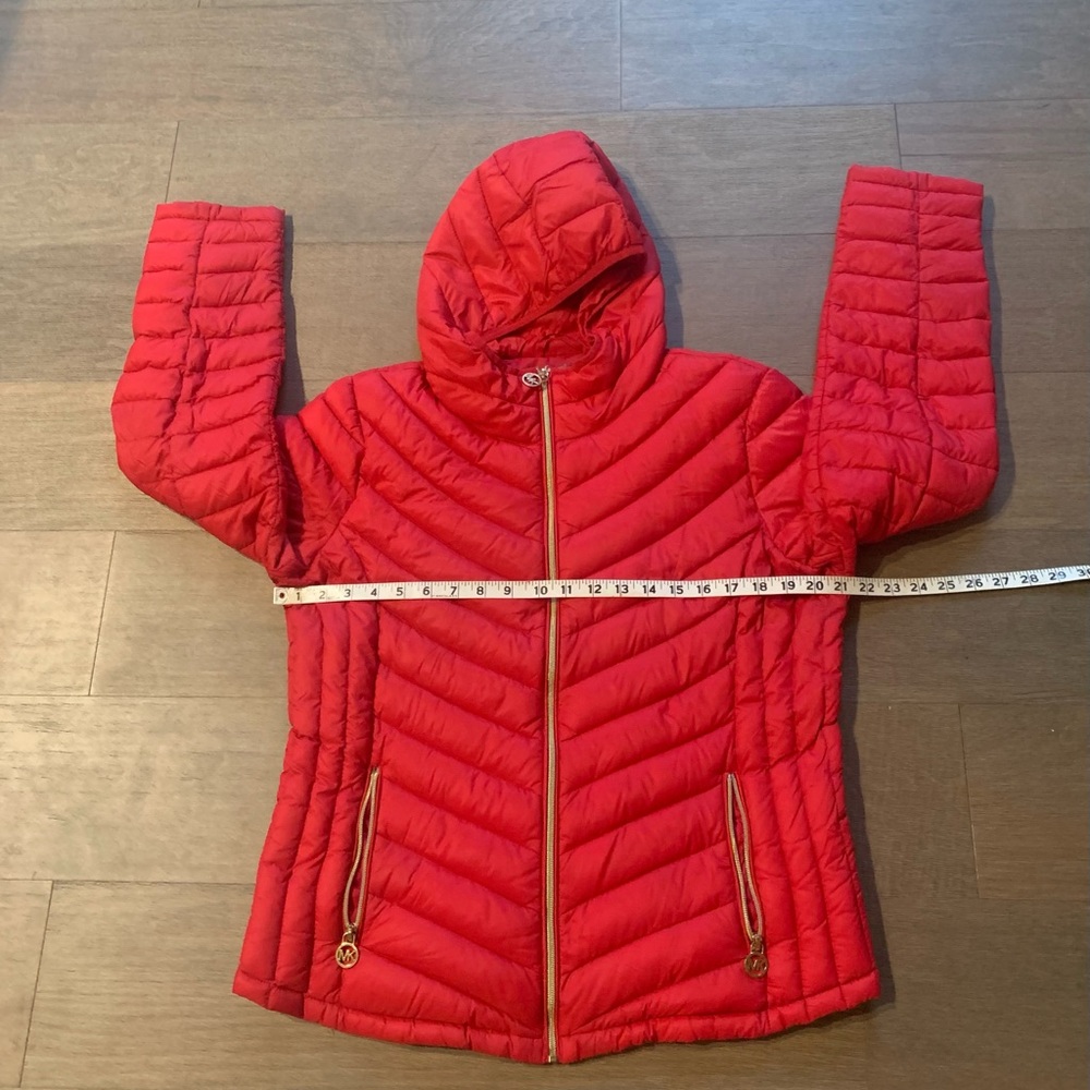 Michael Kors Red Packable Down Shell Puffer Jacket - image 6